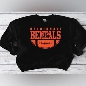 Bengals Football Logo Crewneck